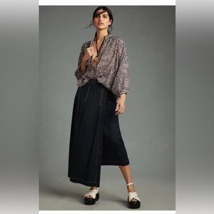 Anthropologie Pilcro The Sidney Batwing Top Small Women's Casual Blouse 38103